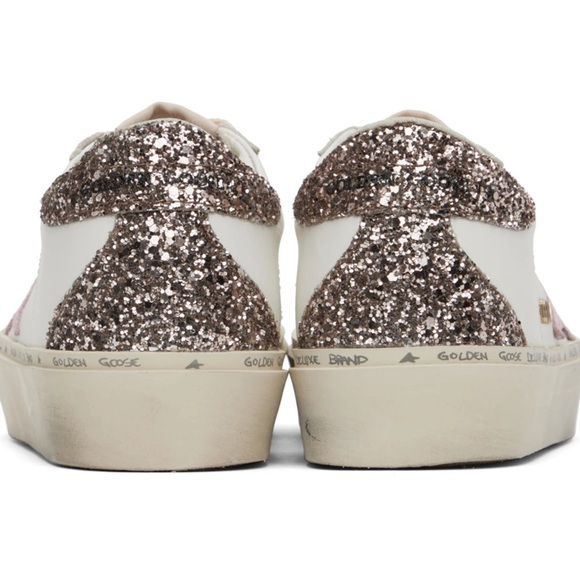 Golden Goose Hi Star Sneaker White, Antique Pink, Cinder, NIB Auth - Picture 7 of 10